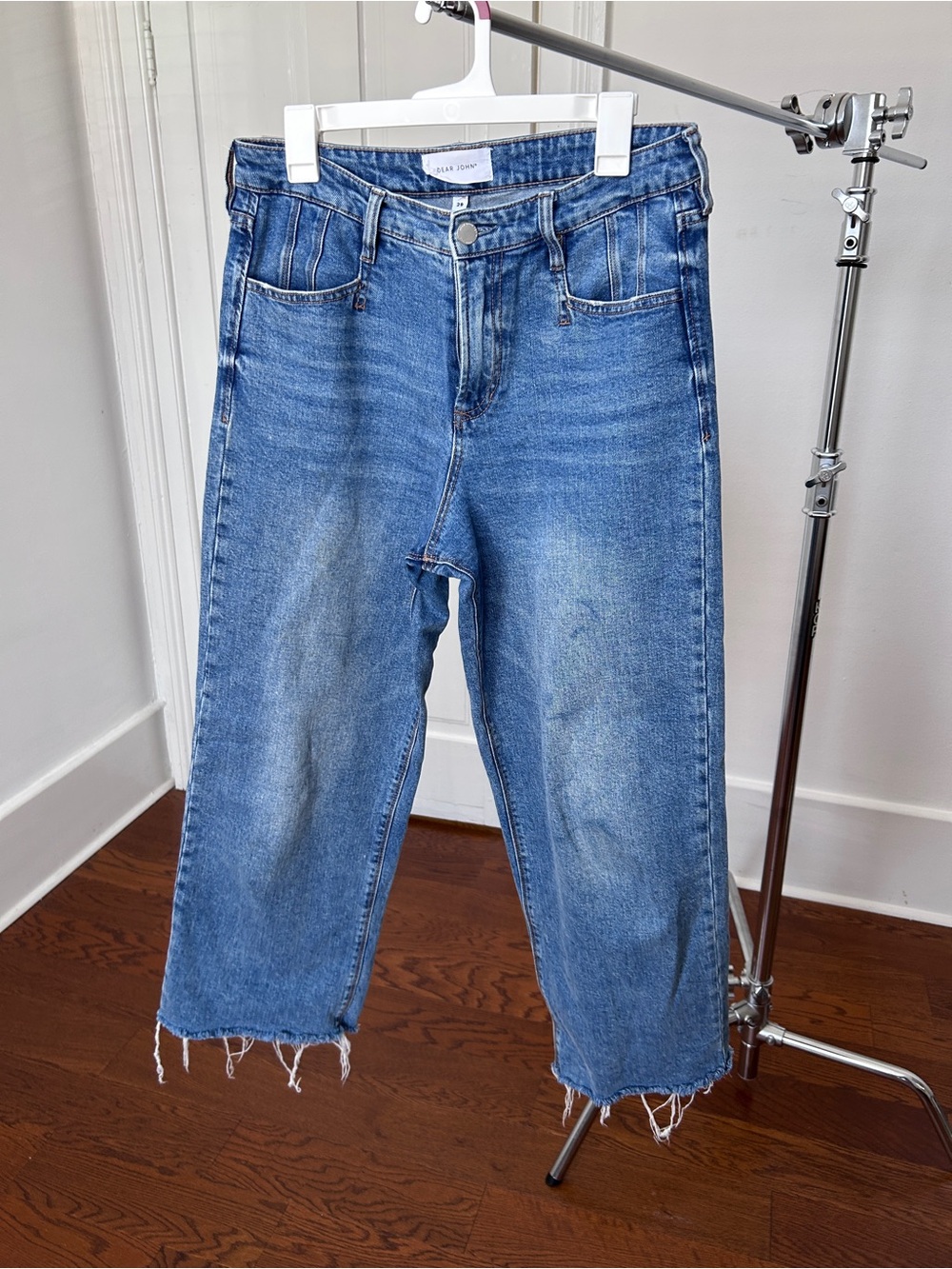 Dear John Super High Rise wide leg Jeans Blue Size 29